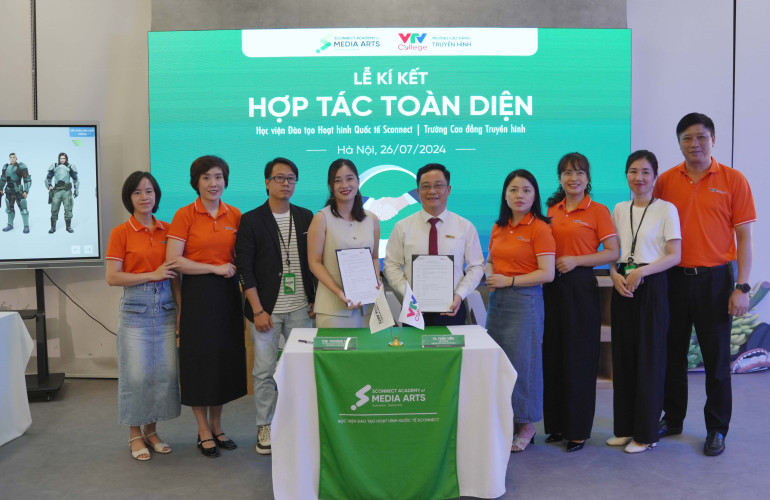 VTV College và Học viện SAMA ký kết hợp tác: Mở rộng cơ hội việc làm cho sinh viên đam mê lĩnh vực sáng tạo