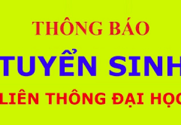 Thông báo tuyển sinh liên thông ngành Quay phim