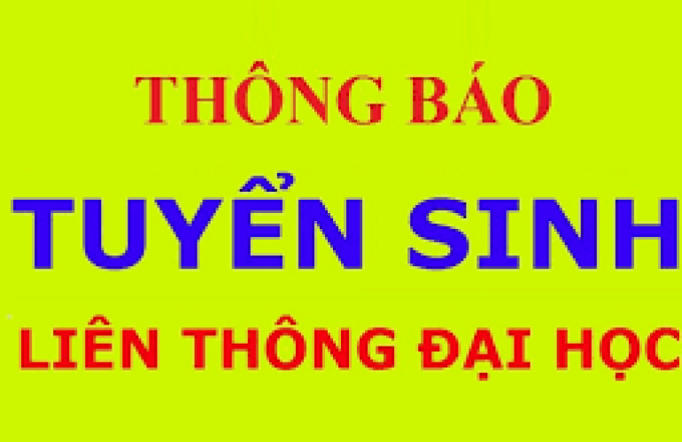 Thông báo tuyển sinh liên thông ngành Quay phim