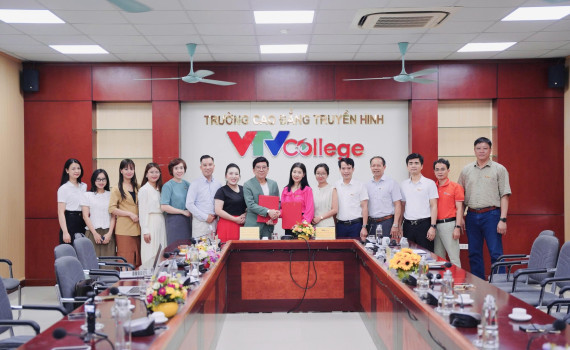 Trường Cao đẳng Truyền hình ký kết hợp tác, tăng cường đào tạo nguồn nhân lực truyền thông chất lượng cao