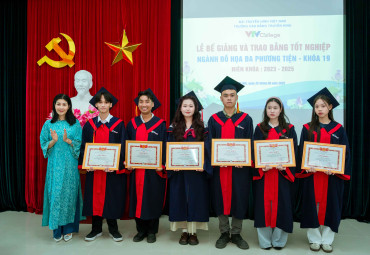 VTV College: Bế giảng và trao bằng tốt nghiệp ngành Đồ họa Đa phương tiện khóa 19