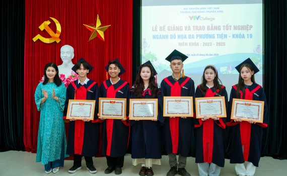 VTV College: Bế giảng và trao bằng tốt nghiệp ngành Đồ họa Đa phương tiện khóa 19
