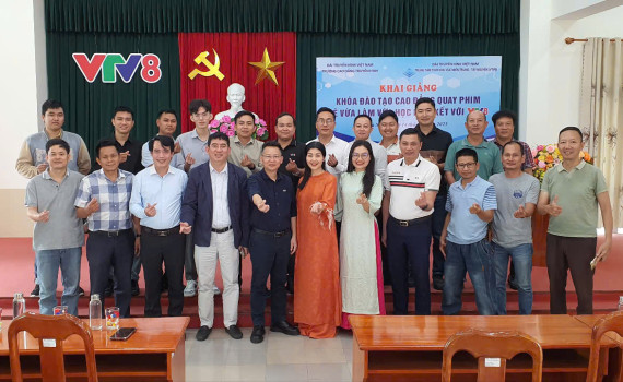 Khai giảng khóa đào tạo cao đẳng ngành quay phim, hệ vừa học - vừa làm