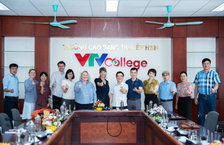 VTV College làm việc với Đại sứ quán Đan Mạch: Hướng tới đột phá trong đào tạo Đồ họa và Hoạt hình số
