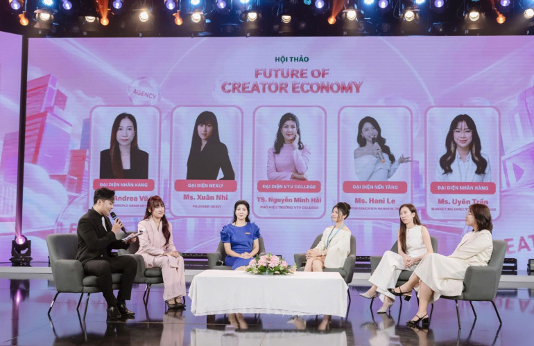 VTV College phối hợp tổ chức Hội thảo “Future of Creator Economy” và khai giảng Khóa 01 Chứng chỉ Nghiệp vụ Livestream