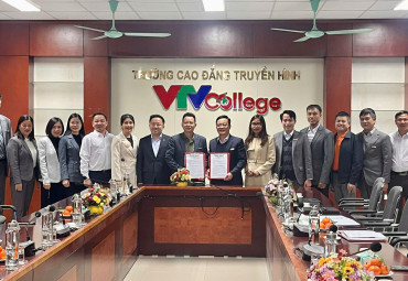 VTV College: Ký kết hợp tác giữa Trường Cao đẳng Truyền hình và Trung tâm Truyền hình Việt Nam VTV8, VTV9