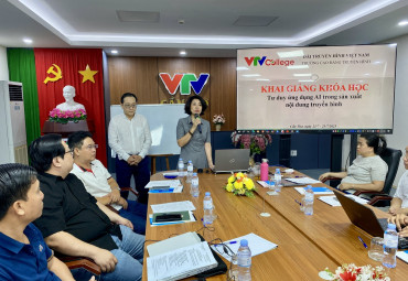 Khai giảng khóa đào tạo “Tư duy ứng dụng AI trong sản xuất nội dung truyền hình” tại VTV Cần Thơ