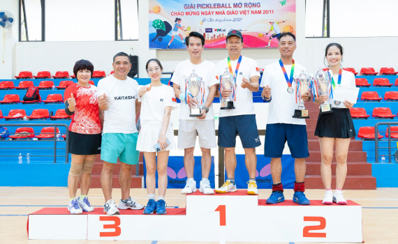 VTV College tổ chức Giải Pickleball mở rộng trong chuỗi hoạt động chào mừng Ngày Nhà giáo Việt Nam 20/11