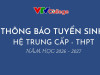 Trường Cao đẳng Truyền hình: Thông báo Tuyển sinh hệ Trung cấp - Trung học phổ thông