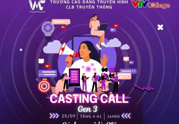 VTV College: Câu lạc bộ Truyền thông VMC tổ chức Casting call thành viên Gen 3