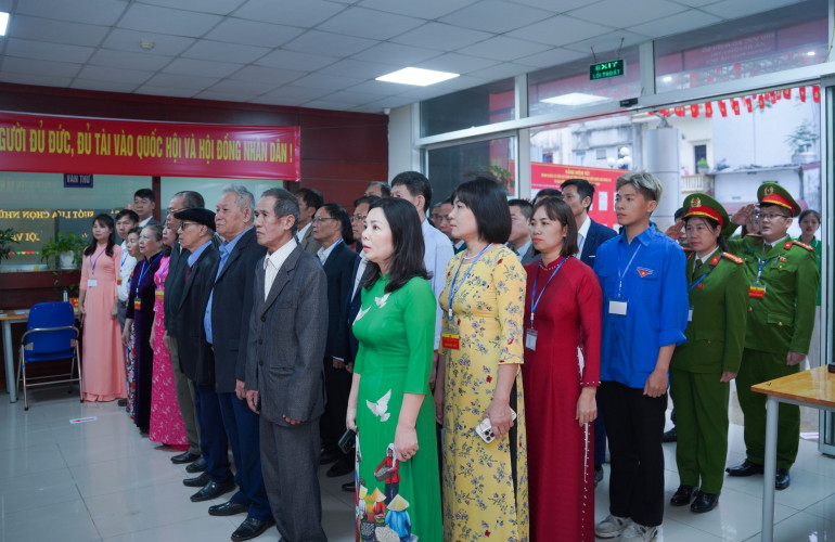 Ngày hội bầu cử tại Trường Cao đẳng Truyền hình