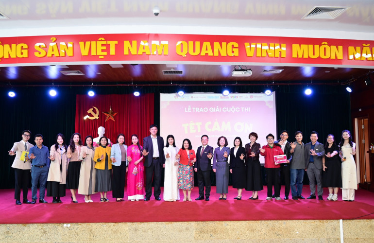 Trường Cao đẳng Truyền hình tổ chức Lễ trao giải cuộc thi “Tết Cảm ơn”