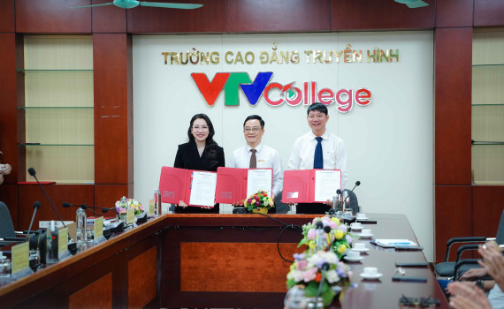 Trường Cao đẳng Truyền hình ký kết hợp tác đào tạo nghiệp vụ livestream