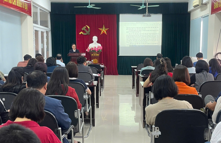 Trường Cao đẳng Truyền hình quán triệt Nghị quyết Đại hội XIV của Đảng