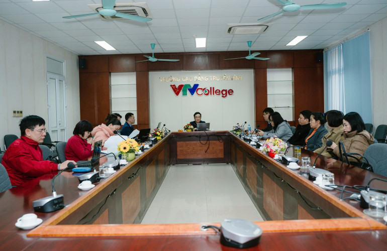 VTV College: Hội đồng thẩm định chỉnh sửa các chương trình đào tạo hệ cao đẳng chính quy