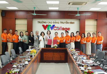 Lễ ký kết hợp tác giữa Trường Cao đẳng Truyền hình và Trường Đại học Induk (Hàn Quốc)