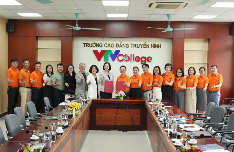 Lễ ký kết hợp tác giữa Trường Cao đẳng Truyền hình và Trường Đại học Induk (Hàn Quốc)