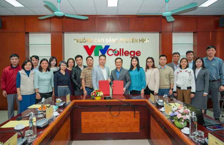 VTV College: Lễ ký kết thỏa thuận hợp tác giữa Trường Cao đẳng Truyền hình và Công ty Cổ phần Truyền thông HPLUS