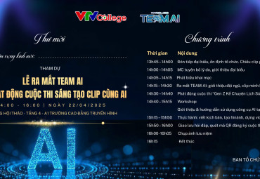 Lễ ra mắt Team AI và phát động cuộc thi sáng tạo clip cùng AI