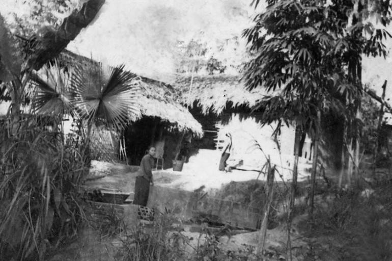 Bếp và giếng nước của trường khi sơ tán ở Đoan Hùng - Phú Thọ