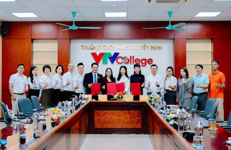 Lễ ký kết Biên bản ghi nhớ hợp tác (MOU) giữa Trường Cao đẳng Truyền hình và các đơn vị đối tác