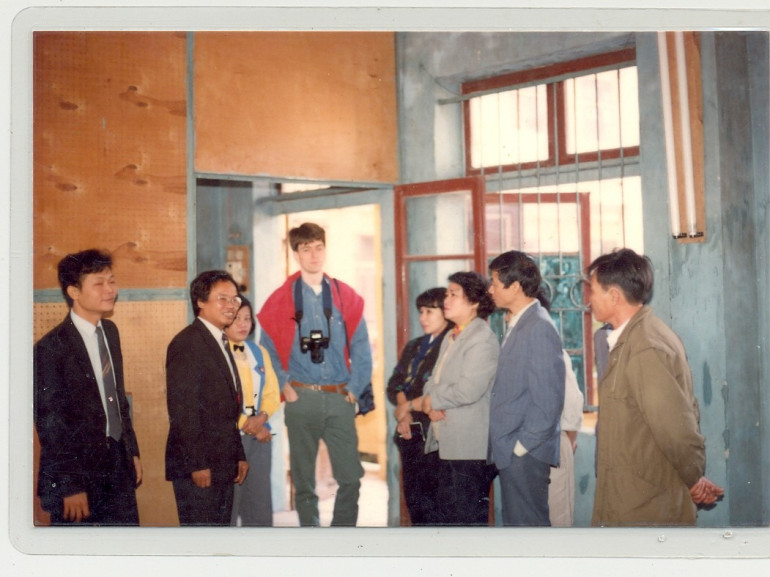 Đoàn cán bộ Phát thanh Truyền hình Đức về thăm trường 1993