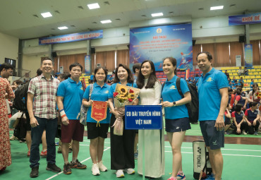 Công đoàn Đài Truyền hình Việt Nam tham dự Hội thao Công đoàn Viên chức Việt Nam năm 2024