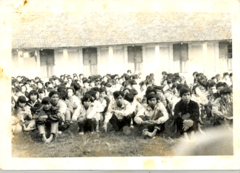 Họp trường đầu tuần tại Thường Tín