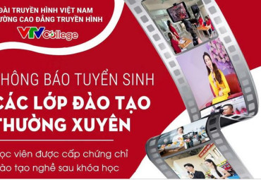 VTV College: Thông báo Tuyển sinh khóa đào tạo thường xuyên (ngắn hạn) - Tháng 2/2025