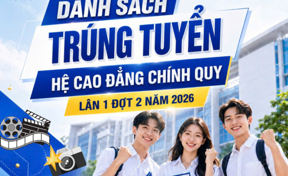 VTV College: Quyết định công nhận thí sinh đủ điểm xét tuyển hệ cao đẳng chính quy