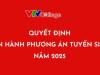 VTV College: Quyết định về việc ban hành phương án tuyển sinh chính quy năm 2025