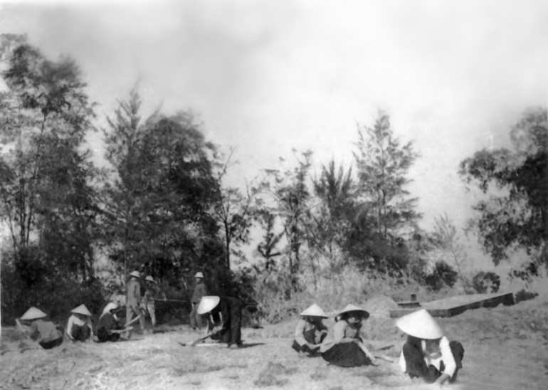 San nền để dựng nhà mới ở Chương Mỹ.