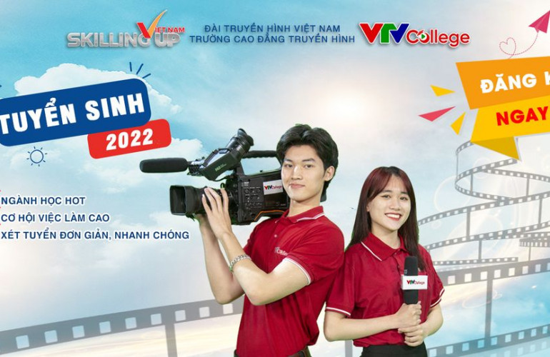 VTV College: Thông báo Tuyển sinh Cao đẳng, Trung cấp năm 2022