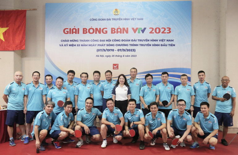 Giải thể thao VTV 2023: Trường Cao đẳng Truyền hình đoạt Huy chương đồng bộ môn Tennis