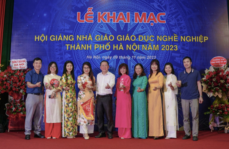 Khai mạc Hội giảng nhà giáo giáo dục nghề nghiệp Hà Nội năm 2023