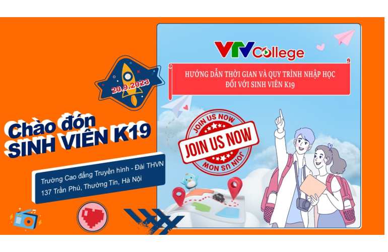 VTV College: Kế hoạch đón tân sinh viên và quy trình nhập học năm 2023