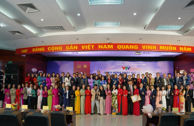 VTV College: Trường Cao đẳng Truyền hình tổ chức kỷ niệm Ngày nhà giáo Việt Nam và 30 năm trường trực thuộc Đài THVN