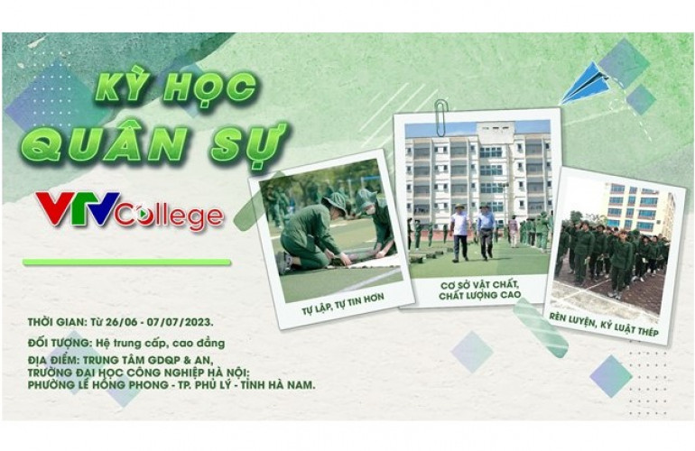 VTV College: Kế hoạch học tập và giảng dạy môn Quốc phòng và An ninh năm 2023