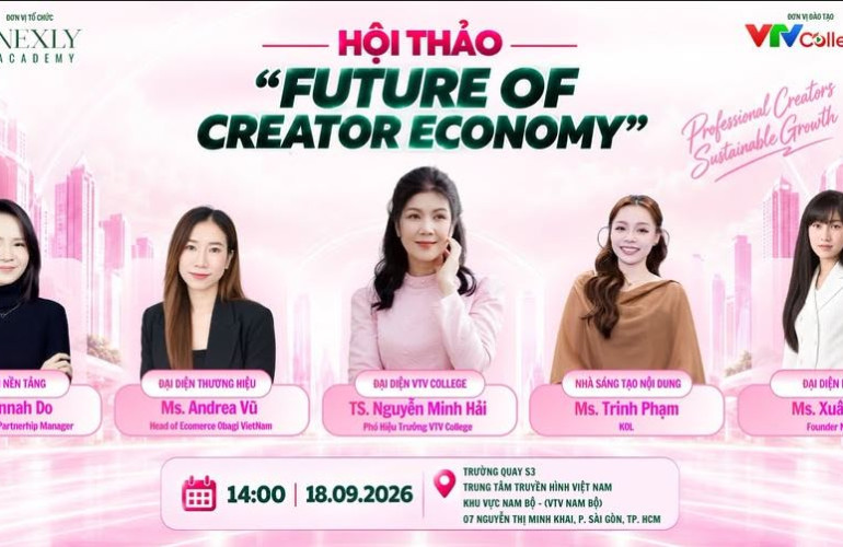 VTV College đồng hành cùng thế hệ Creator trẻ định hình tương lai ngành sáng tạo nội dung