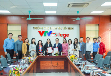 Trường Cao đẳng Truyền hình ký kết hợp tác Công ty Công thức Việt: Đẩy mạnh ứng dụng AI trong đào tạo và sản xuất